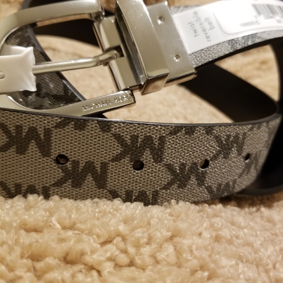 Women's MK belt small Grey black white - Picture 6 of 8